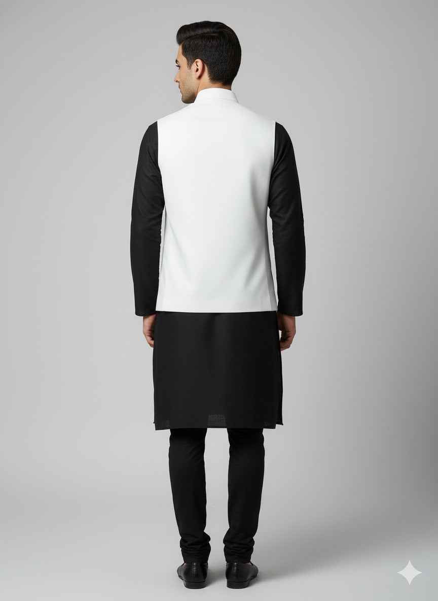 Stylish Textured Waistcoat for Men – Ethnic & Wedding Collection