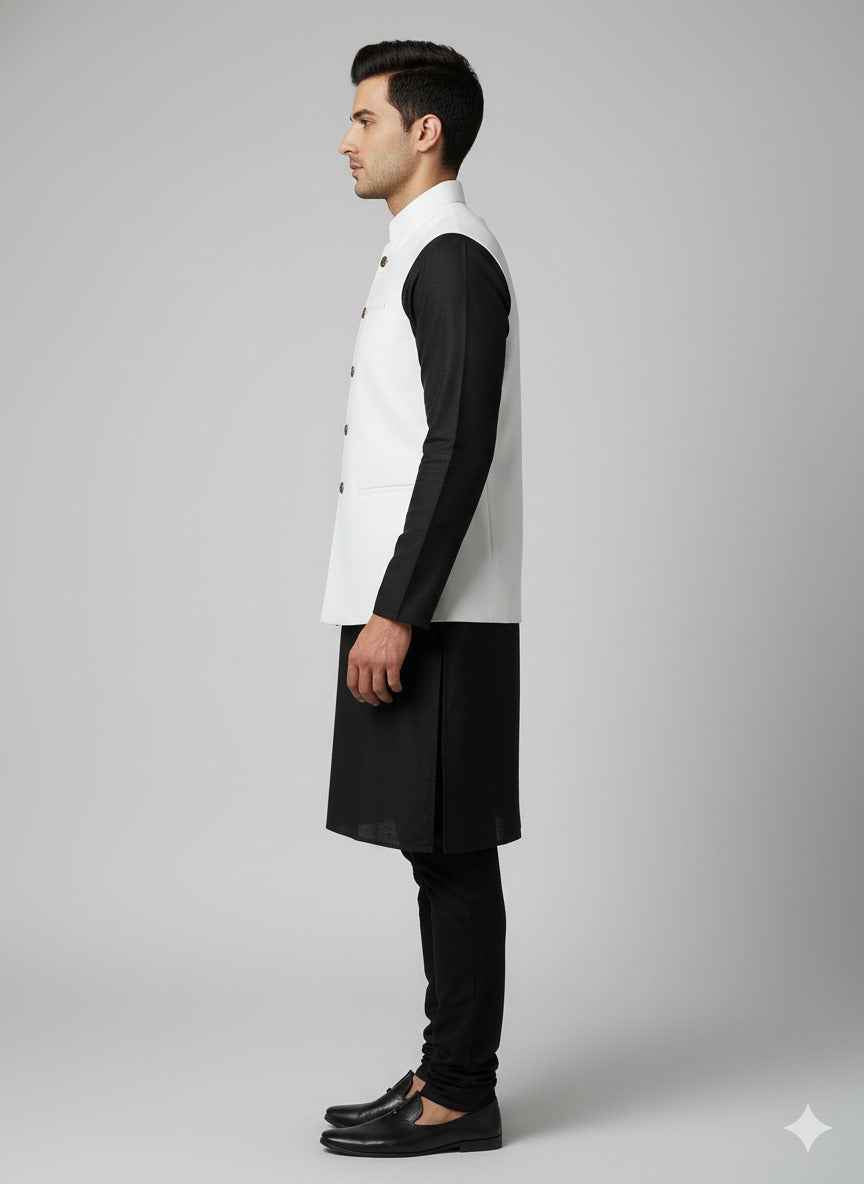Stylish Textured Waistcoat for Men – Ethnic & Wedding Collection