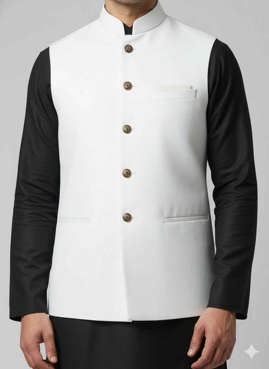 Stylish Textured Waistcoat for Men – Ethnic & Wedding Collection