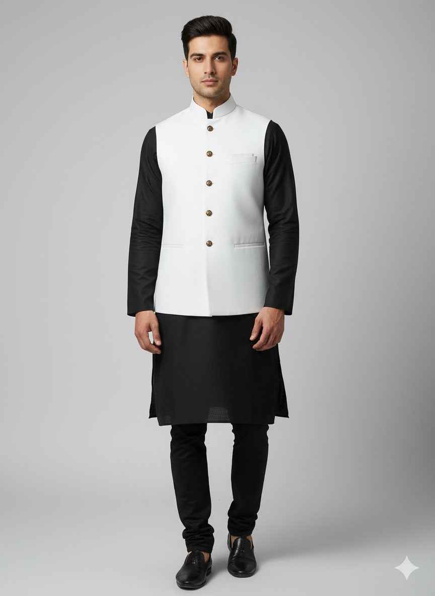Stylish Textured Waistcoat for Men – Ethnic & Wedding Collection