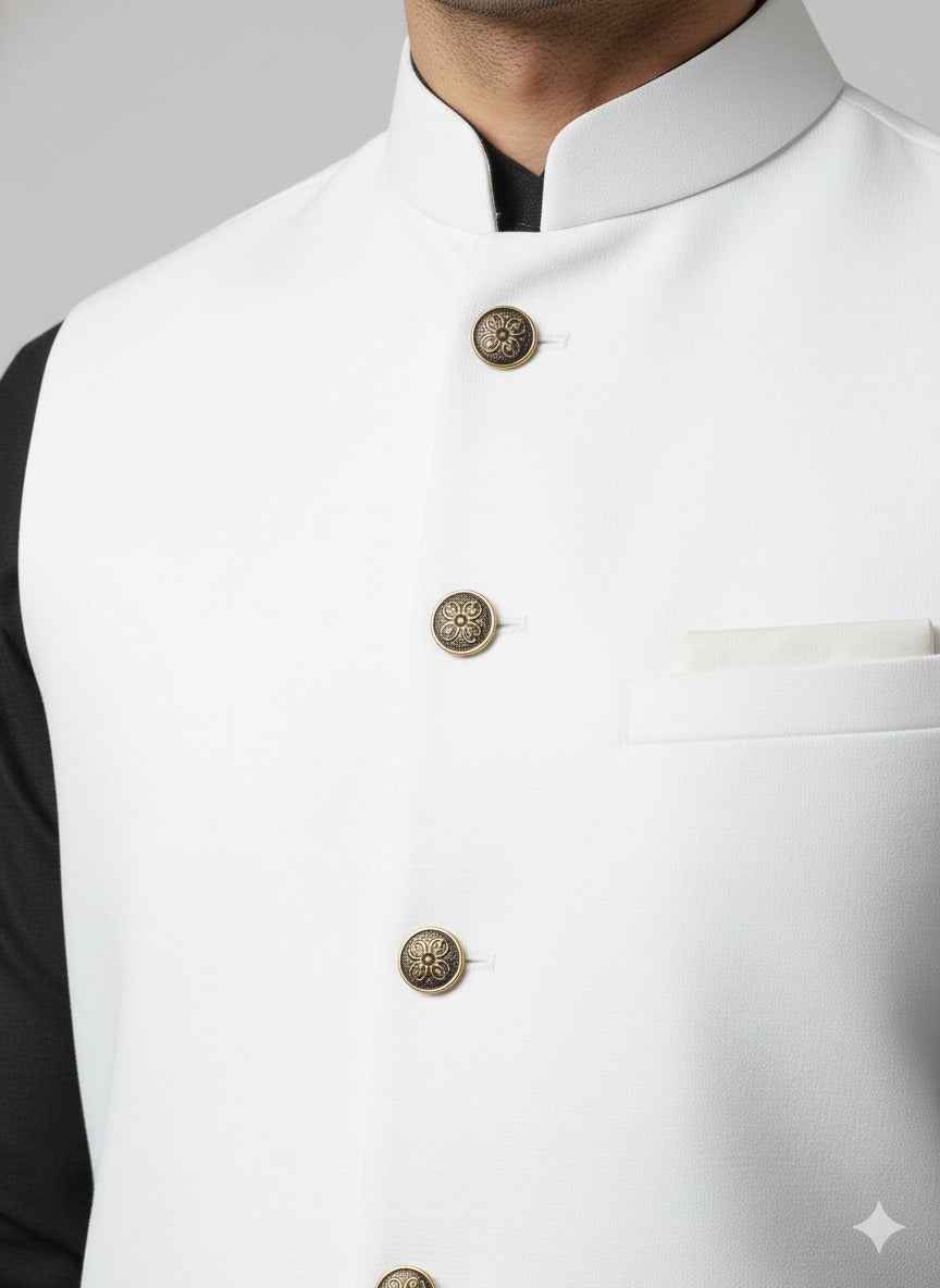 Stylish Textured Waistcoat for Men – Ethnic & Wedding Collection