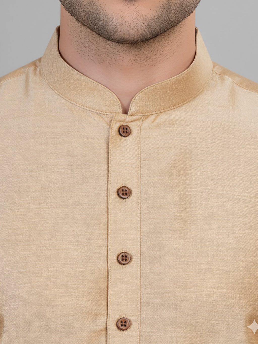 Abhimaan Casual Wear Solid Biscotti Kurta Pajama